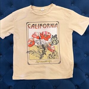 California Graphic Beige T-Shirt